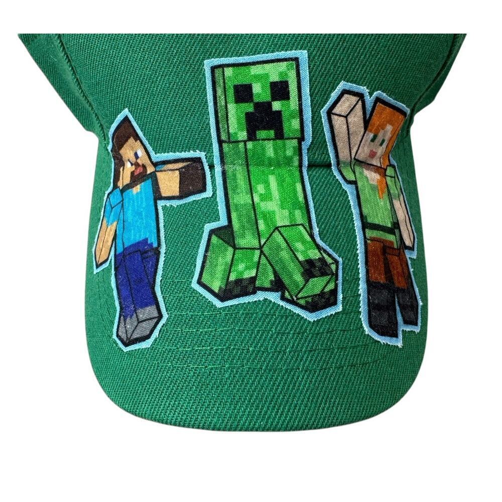 MINECRAFT Green Bikini Skirt Set With Visor Matching Men’s Swim Trunks S/L/XL - Picture 7 of 10